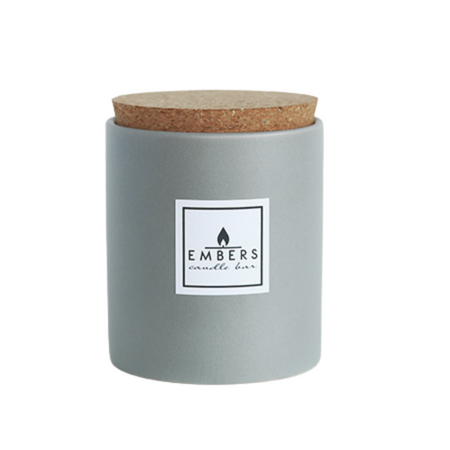 Modern Ceramic Jar — Embers Candle Bar